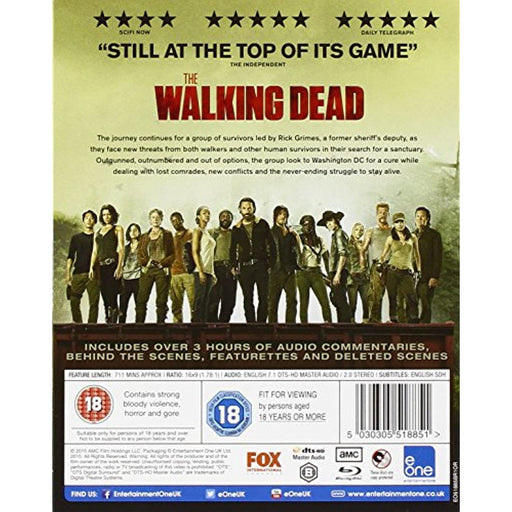 The Walking Dead Season 5 Complete Fifth Series Blu-ray [Region B] - New Sealed - Attic Discovery Shop