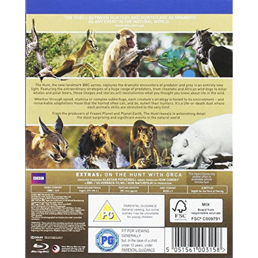The Hunt [Blu-ray] [2015] [Region B] (Narrated by David Attenborough) - Like New - Attic Discovery Shop
