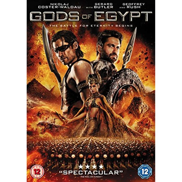 Gods of Egypt [DVD] [Region 2] - New Sealed - Attic Discovery Shop