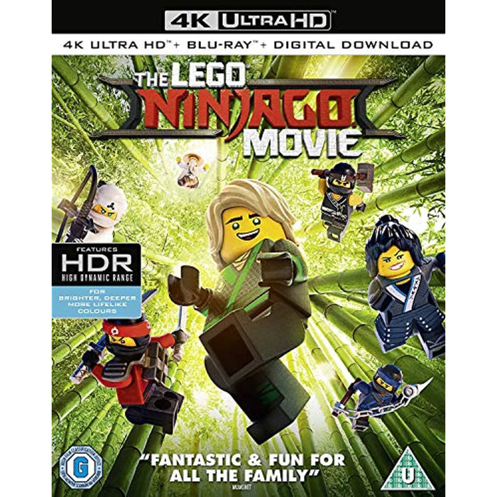 The LEGO Ninjago Movie [4K Ultra HD UHD + Blu-ray] 2017 [Region B] - New Sealed - Attic Discovery Shop