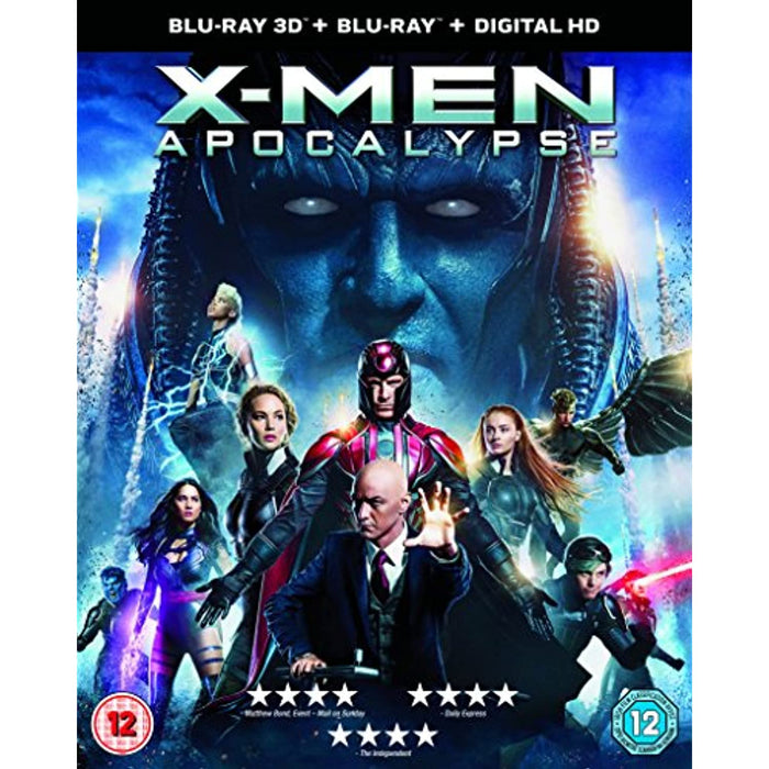 X-Men: Apocalypse [Blu-ray 3D + 2D] [Region B] - New Sealed - Attic Discovery Shop