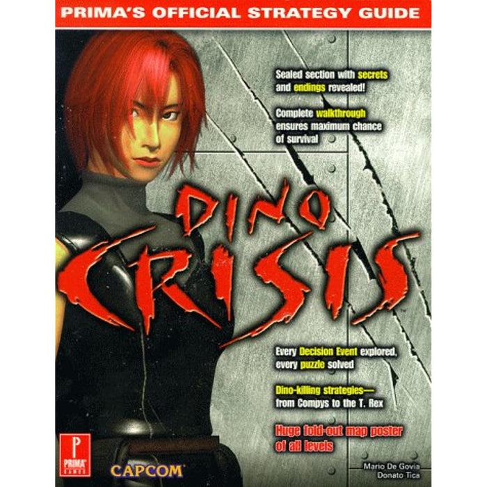 Dino Crisis: Prima's Official Strategy Guide Paperback Book - Acceptable - Attic Discovery Shop