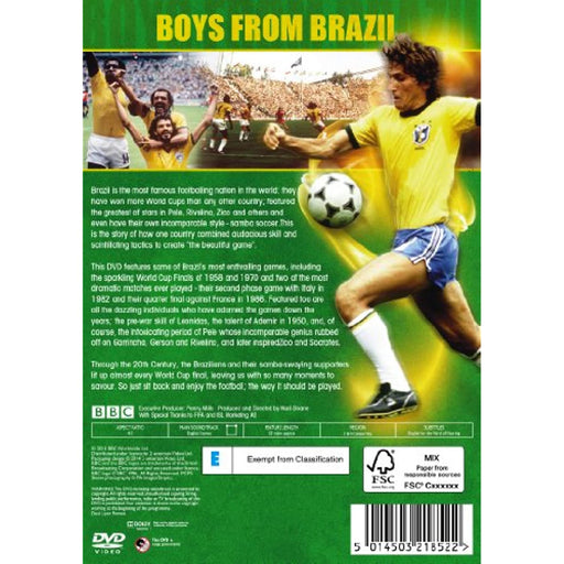 Boys From Brazil Official History of the Brazilian World Cup Team 1930-1986 DVD - Like New - Attic Discovery Shop