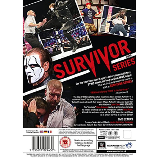 WWE: Survivor Series - 2014 '14 [DVD] [Region 2 + 5] - New Sealed - Attic Discovery Shop