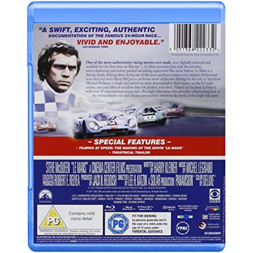 Le Mans (Steve McQueen) [Blu-ray] [1971] [Region Free] - Very Good - Attic Discovery Shop