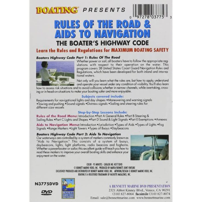 Rules Of The Road And Aids To Navigation [DVD] [2008] [Region 2] - New Sealed - Attic Discovery Shop