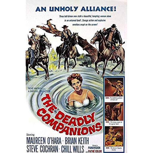 The Deadly Companions 1961 Maureen O'Hara, Brian Keith [Region Free / ALL DVD] - Very Good - Very Good - Attic Discovery Shop