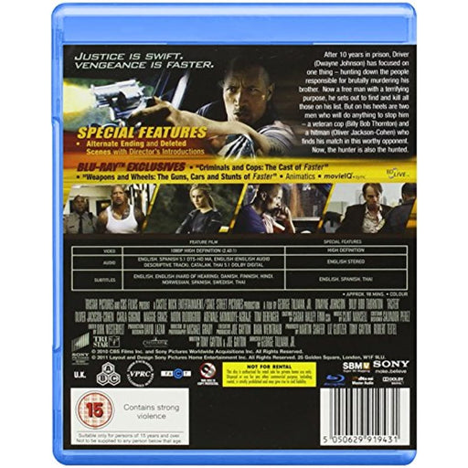 Faster [Blu-ray] [2011] [Region Free] - Like New - Attic Discovery Shop