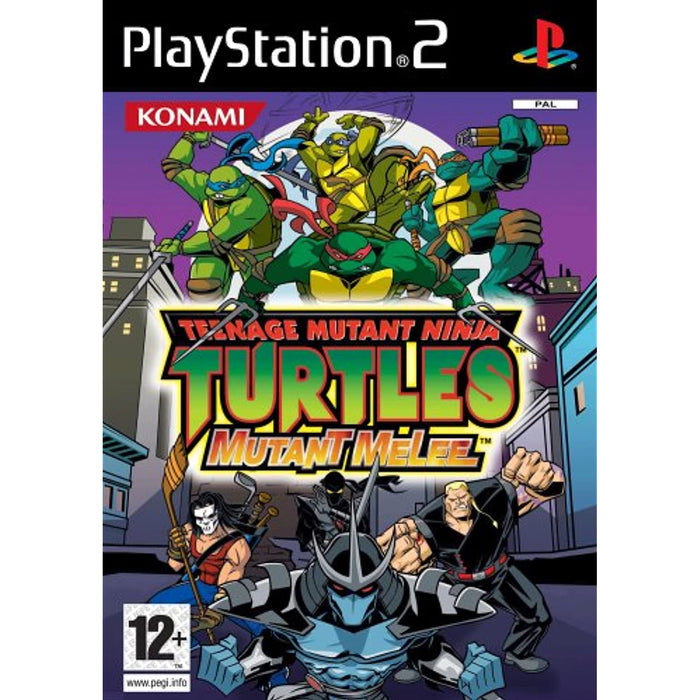 Teenage Mutant Ninja Turtles Mutant Melee (PS2 PlayStation 2 Game) [PAL] Rare - Very Good - Attic Discovery Shop