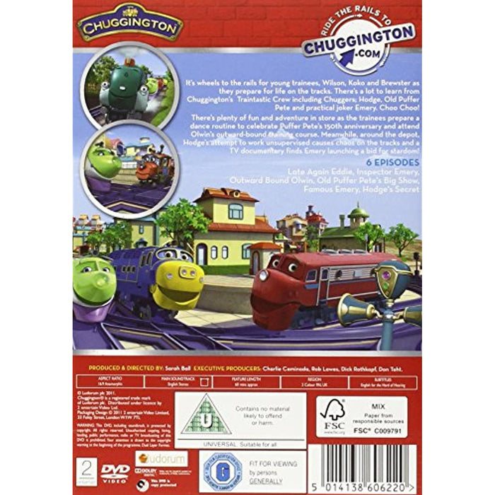 Chuggington - Traintastic Crew - Childrens [DVD] [Region 2] - New Sealed - Attic Discovery Shop