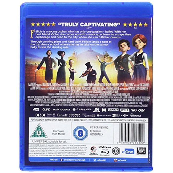 Ballerina [Blu-ray] [2017] [Region B] - Like New - Attic Discovery Shop