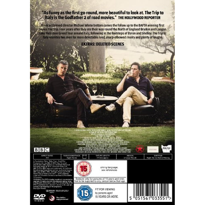 The Trip to Italy (Steve Coogan, Rob Brydon) [DVD] [Region 2] - New Sealed - Attic Discovery Shop