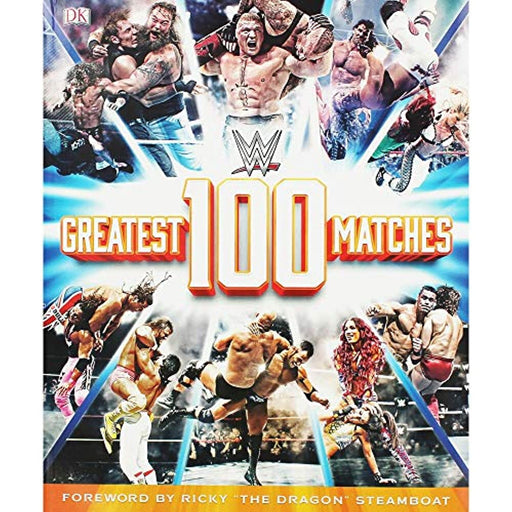 WWE 100 Greatest Matches Wrestling Rare Paperback Book - Good - Attic Discovery Shop