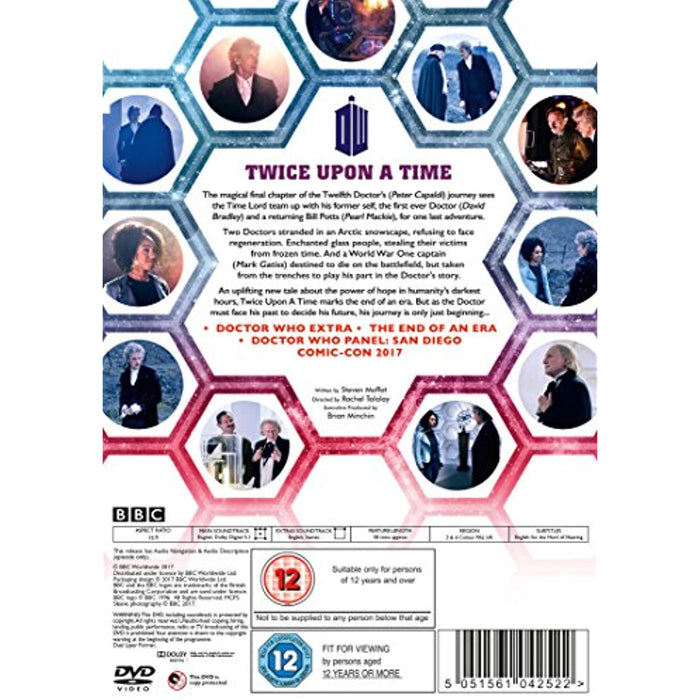Doctor Who Christmas Special 2017 Twice Upon A Time [DVD] Reg 2, 4 - New Sealed - Attic Discovery Shop
