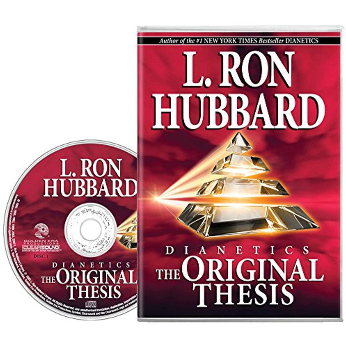 Dianetics The Original Thesis by L Ron Hubbard [CD Audiobook] - (New, Torn Seal) - Like New - Attic Discovery Shop