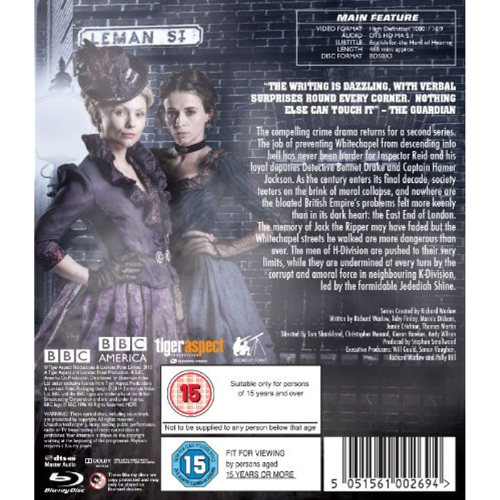 Ripper Street - Series 2 / Complete Season II [Blu-ray] [Region B] - New Sealed - Attic Discovery Shop