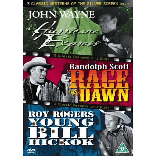 3 Classic Westerns Of The Silver Screen Vol. 5 [DVD] [Region Free] - New Sealed - Attic Discovery Shop