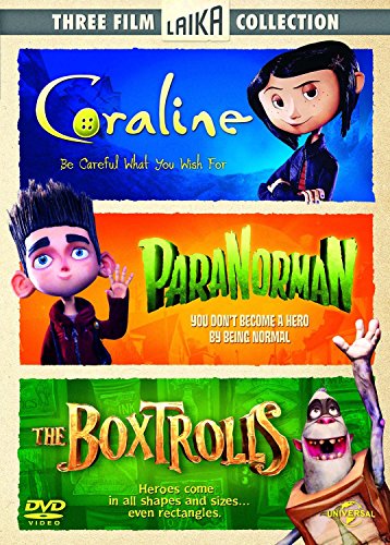 Coraline / Paranorman / The Boxtrolls DVD Boxset [Region 2, 4 & 5] - New Sealed - Attic Discovery Shop