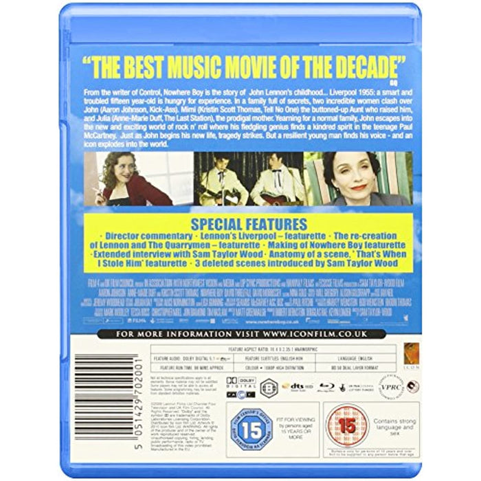 Nowhere Boy [Blu-ray] [2010] [Region B] - Like New - Attic Discovery Shop