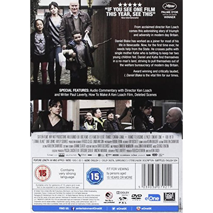 I, Daniel Blake [DVD] [2016] [Region 2] - Like New - Attic Discovery Shop