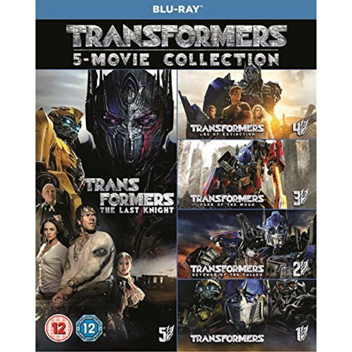 Transformers: 5-Movie Collection Five Films [Blu-ray Box Set] [2017] [Region B] - Good - Attic Discovery Shop