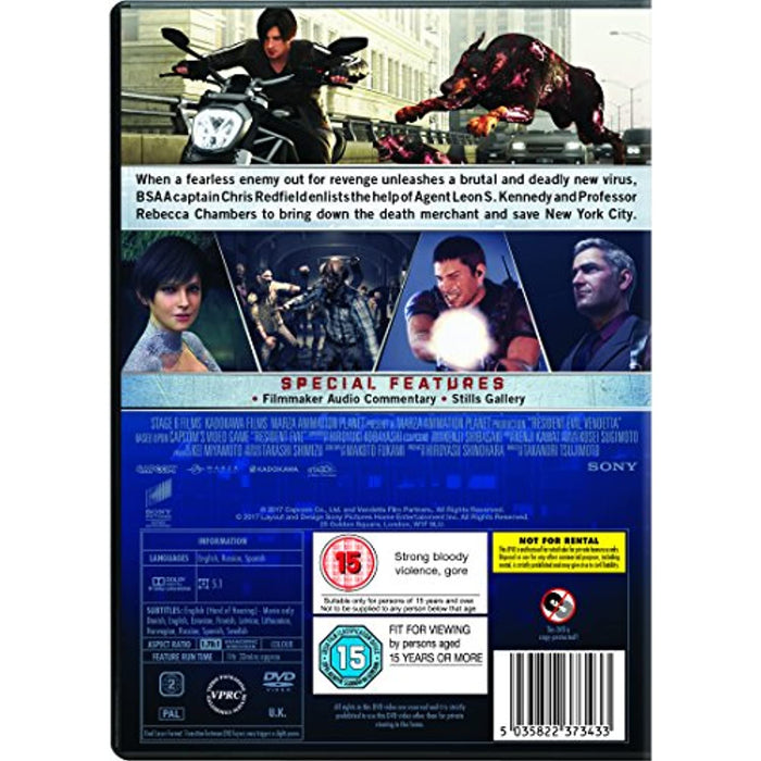 Resident Evil: Vendetta [DVD] [Region 2] - Like New - Attic Discovery Shop