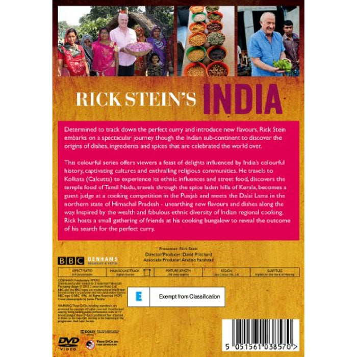 Rick Stein's India - In Search of The Perfect Curry BBC [DVD] [Region 2, 4] - Very Good - Attic Discovery Shop