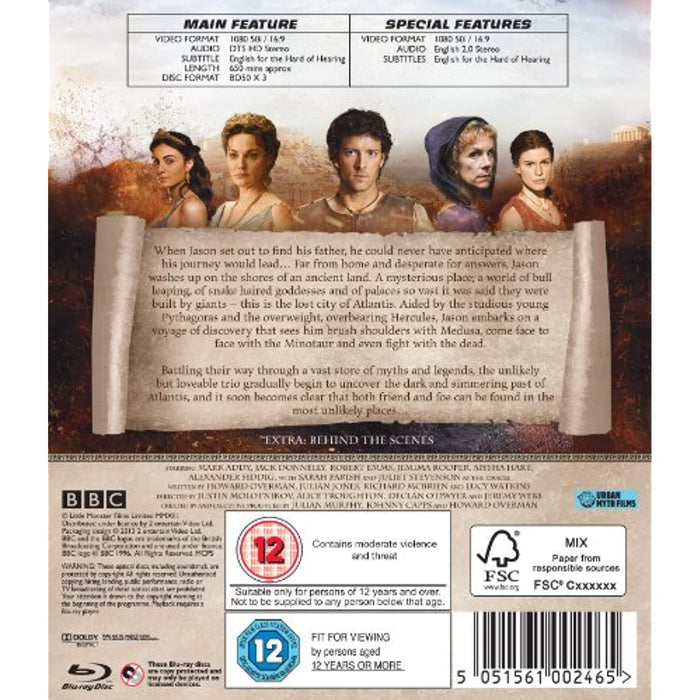 Atlantis - Series 1 [Blu-ray] [2017] [Region B] - Like New - Attic Discovery Shop