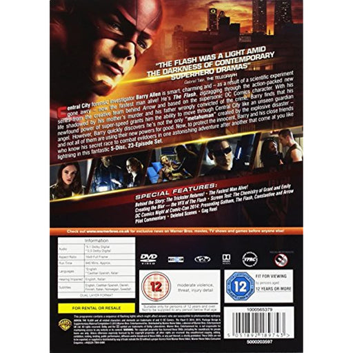 The Flash: Season 1 / Complete First Series [DVD] [2015] [Region 2] - Like New - Attic Discovery Shop