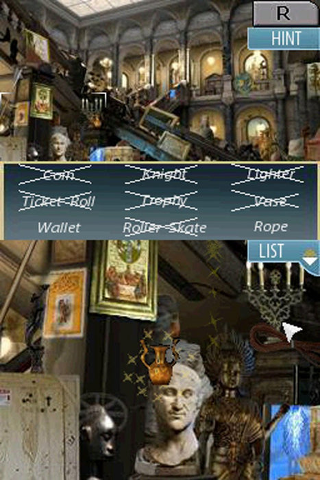 Escape the Museum Hidden Object Game (Nintendo DS Game) - Very Good - Attic Discovery Shop