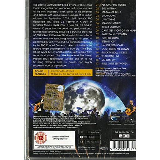 Jeff Lynne's - Live In Hyde Park [DVD] [2015] [NTSC] [Region Free] - Like New - Attic Discovery Shop