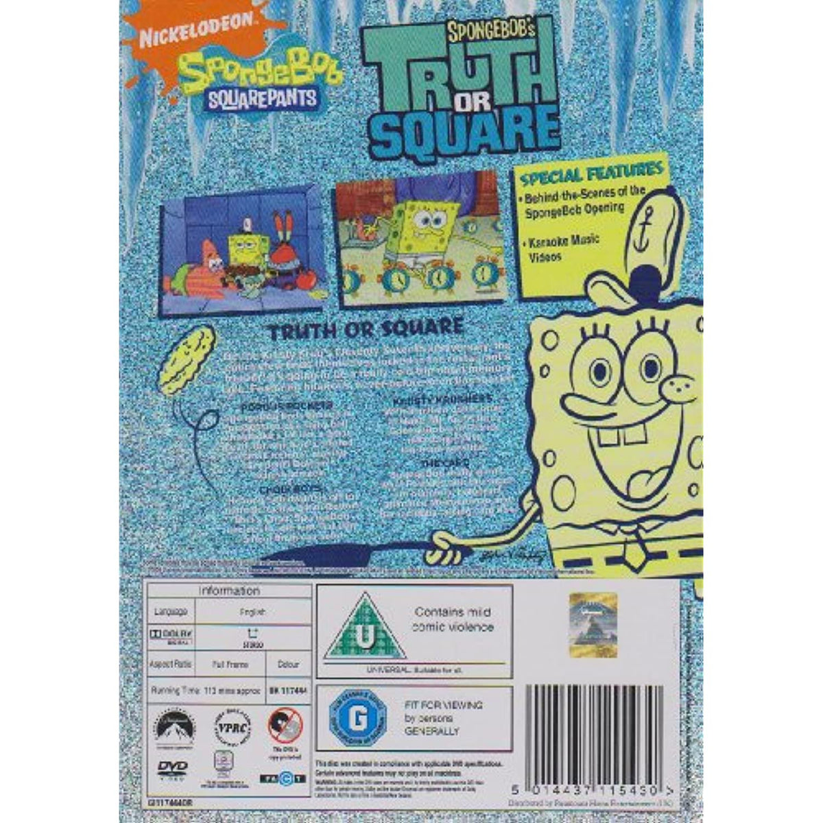 Spongebob Squarepants: Truth Or Square [DVD] [Region 2] - New Sealed ...