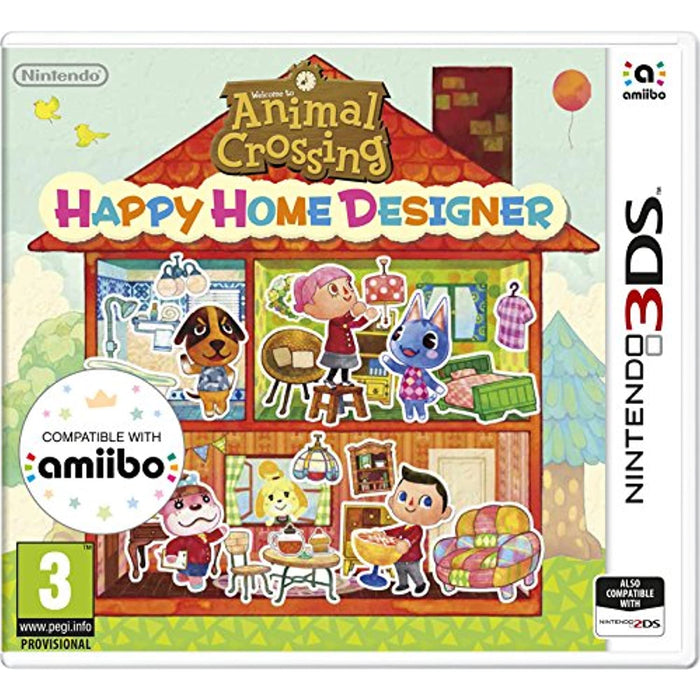 Animal Crossing: Happy Home Designer (Nintendo 3DS Game) - Very Good - Attic Discovery Shop