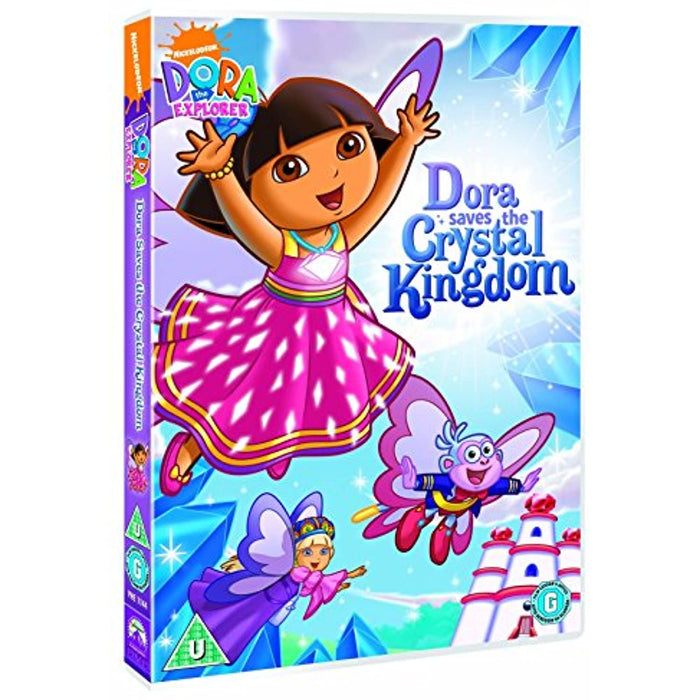 Dora The Explorer Dora Saves The Crystal Kingdom [DVD] Reg 2 - (New, Torn Seal) - Like New - Like New - Attic Discovery Shop