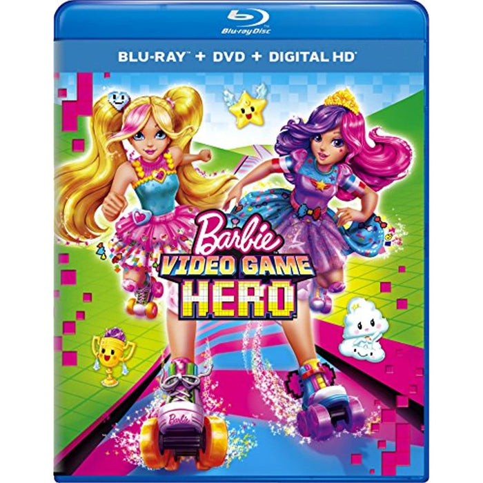 Barbie: Video Game Hero [Blu-ray + DVD 2 in 1] [Region B] - New Sealed - Attic Discovery Shop