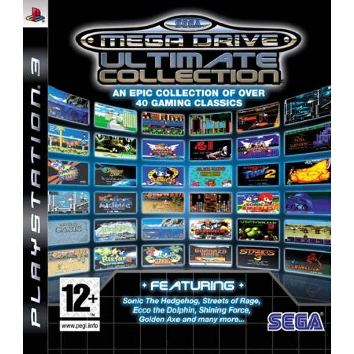 SEGA Mega Drive Ultimate Collection (PS3 PlayStation 3 Game) [Over 40 Classics] - Good - Attic Discovery Shop