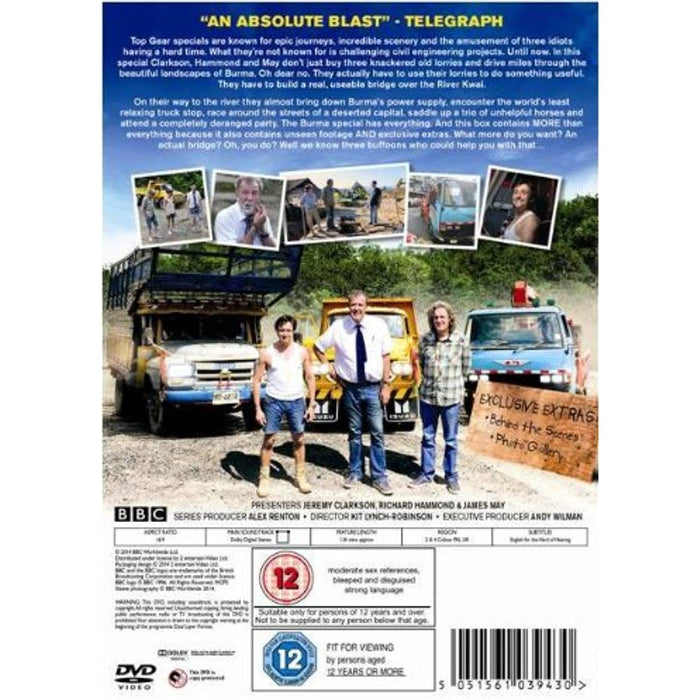Top Gear – The Burma Special [DVD] [Region 2, 4] - New Sealed - Attic Discovery Shop