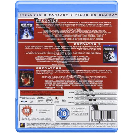 Predator Trilogy [Blu-ray] [1987] [Region A, B] - Very Good - Attic Discovery Shop