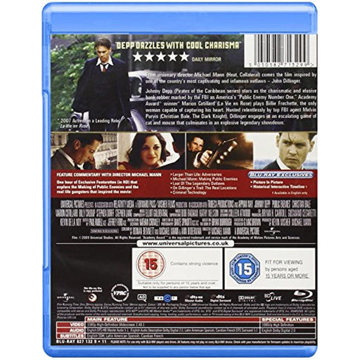 Public Enemies [Blu-ray] [Region Free] - Like New - Attic Discovery Shop