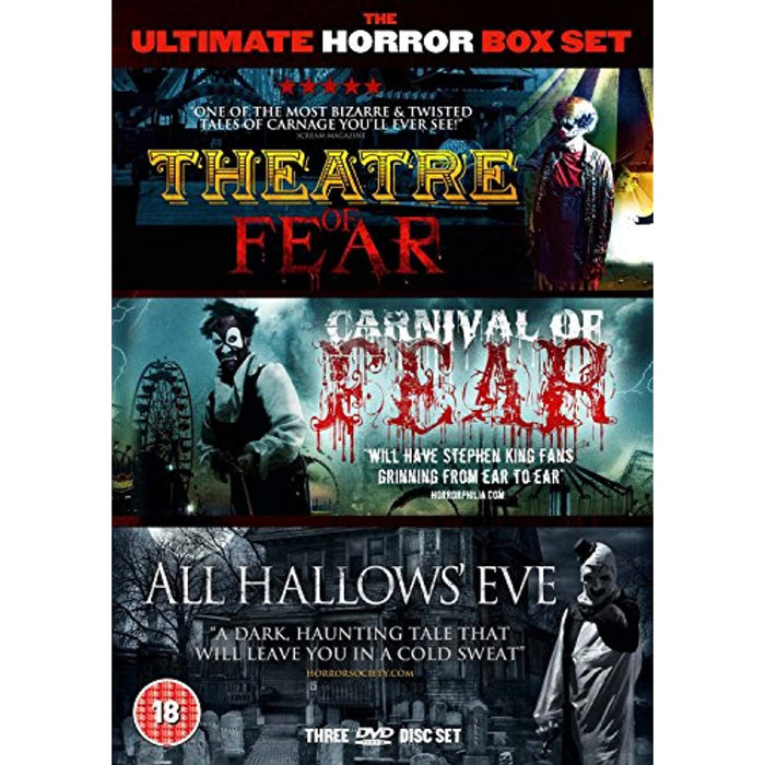 The Ultimate Horror Collection (3 Films) [DVD] [Region 2] - New Sealed - Attic Discovery Shop