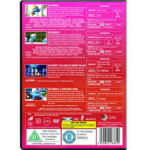 The Smurfs: Ultimate 4 Movie Collection [DVD] [Region 2] - Like New - Attic Discovery Shop