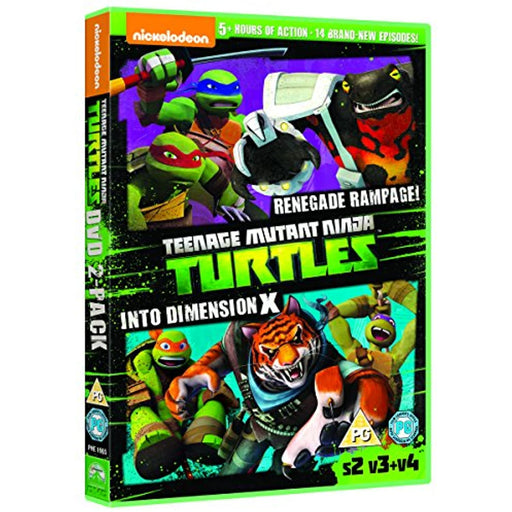 Teenage Mutant Ninja Turtles: Season 2, Vol. 3 & 4 - DVD 2 Pack [DVD] - Like New - Like New - Attic Discovery Shop