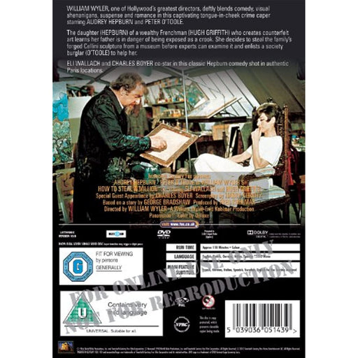 How To Steal a Million - Audrey Hepburn, Peter O'Toole [DVD] [1966] [Region 2] - Very Good - Attic Discovery Shop
