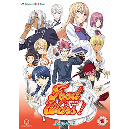 Food Wars! Complete Season 1 (Episodes 1-24) [DVD] [Region 2] [Anime 5-Disc Set] - Very Good - Attic Discovery Shop