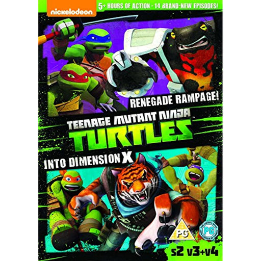 Teenage Mutant Ninja Turtles: Season 2, Vol. 3 & 4 - DVD 2 Pack [DVD] - Like New - Like New - Attic Discovery Shop
