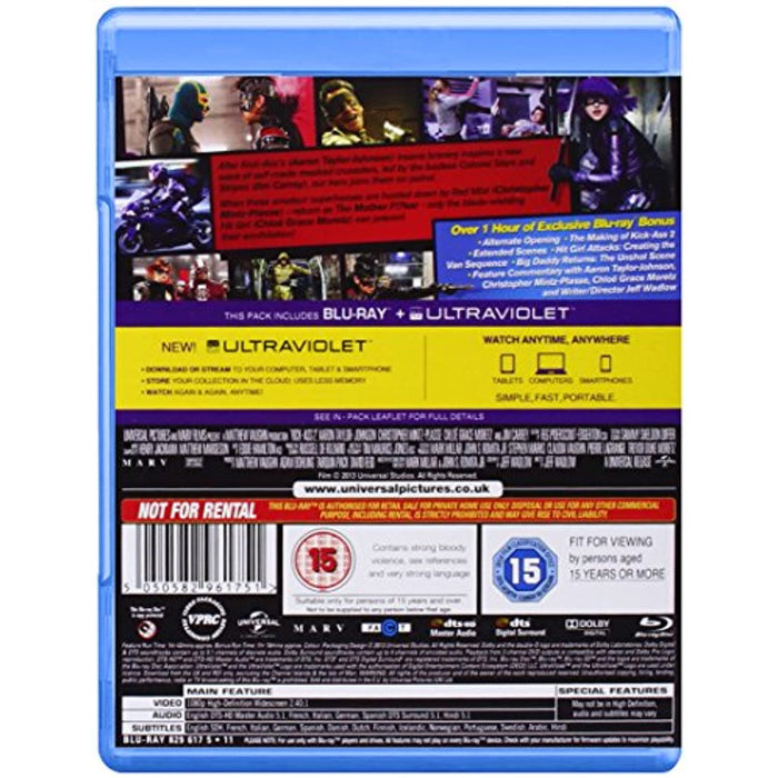 Kick-Ass 2 [Blu-ray] [2013] [Region B] - Like New - Attic Discovery Shop