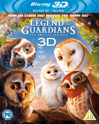 Legend of the Guardians [Blu-ray 3D + Blu-ray] [Region Free] Owls of Ga'Hoole - Very Good - Attic Discovery Shop