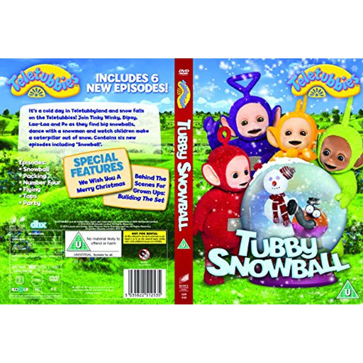 Teletubbies - Tubby Snowball +Inc We Wish You A Merry Christmas [DVD] [Region 2] - Very Good - Attic Discovery Shop