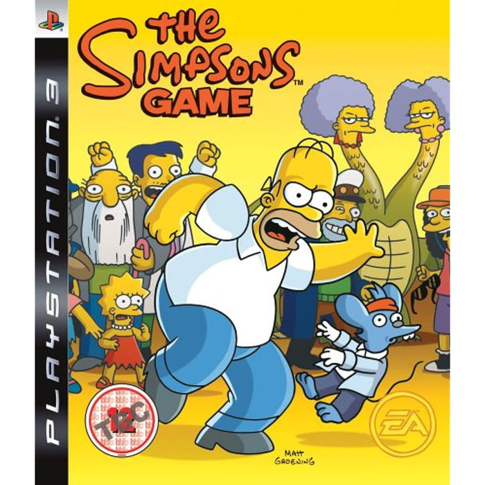 The Simpsons Game (PS3 Playstation 3 Game) [Includes Manual] - Very Good - Attic Discovery Shop