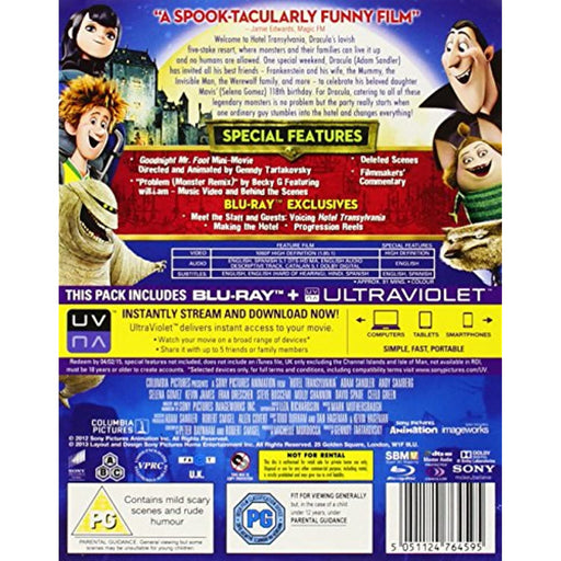 Hotel Transylvania (Blu-ray) [2012] [Region Free] - Like New - Attic Discovery Shop